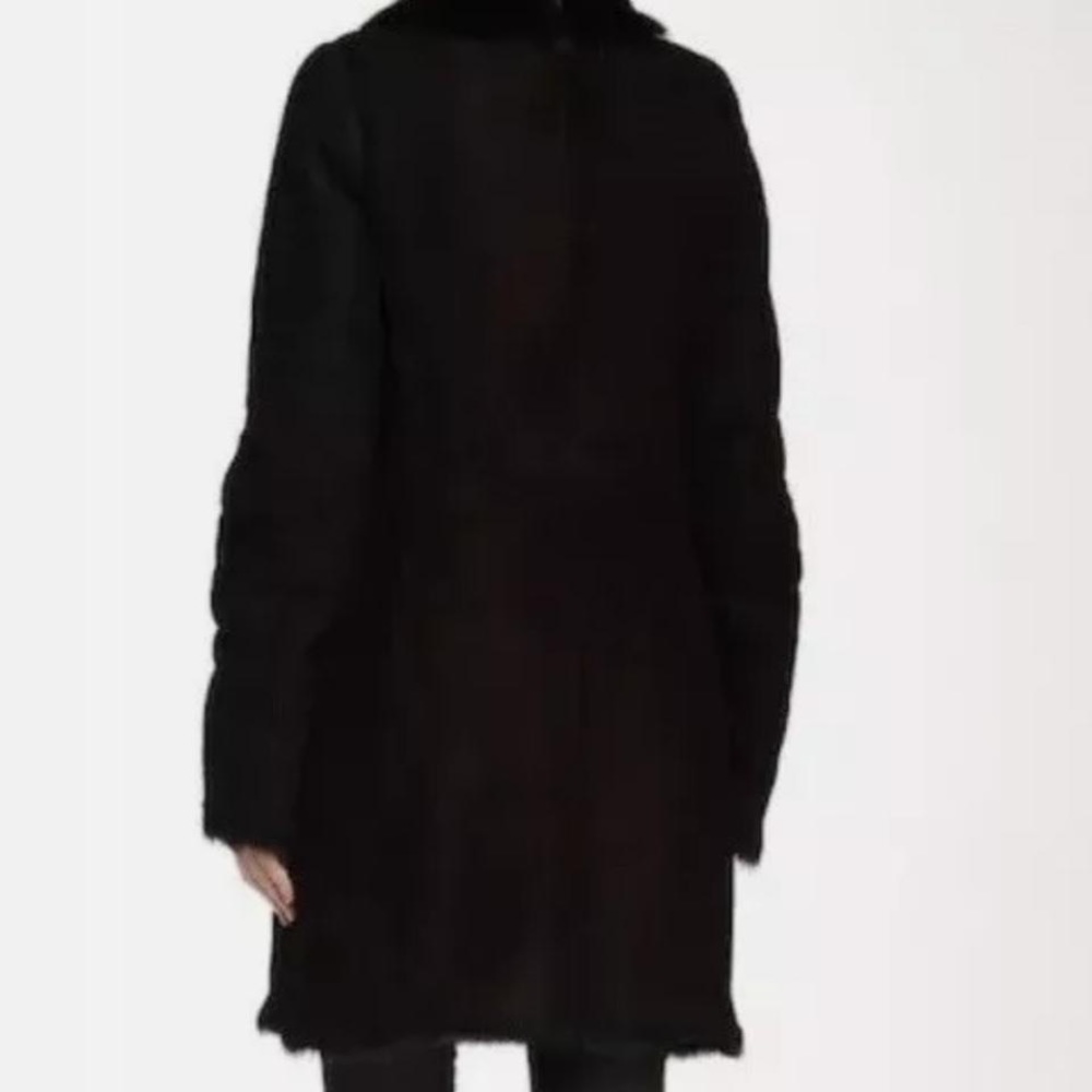 Andrew Mark x Richard Chai designer collaboration Spanish Toscana shearling coat - Picture 3 of 14